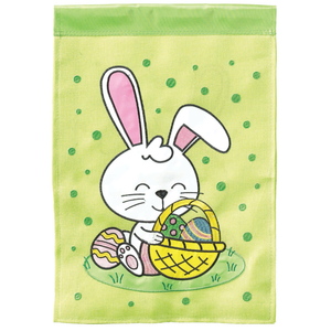 Easter Bunny Flag Burlap Garden - 603799484404 Easter Bunny Flag Burlap Garden - 603799484404
