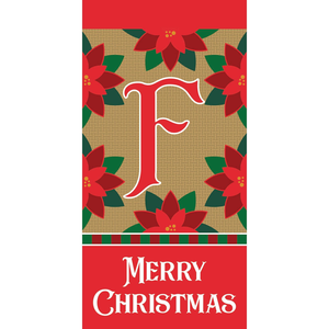 Merry Christmas Monogram Mini Flag - 603799837323