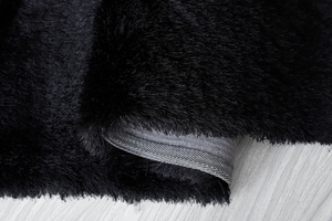 5x7 Feet Black Soft Plush Fluffy Shag Thick Area Rug - 655466881894 5x7 Feet Black Soft Plush Fluffy Shag Thick Area Rug - 655466881894