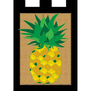 Pineapple Burlap Flag - 787011008057 Pineapple Burlap Flag - 787011008057