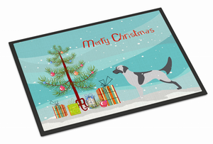 Merry Christmas Tree Dog Art Indoor or Outdoor Mat - 638508471581 Merry Christmas Tree Dog Art Indoor or Outdoor Mat - 638508471581