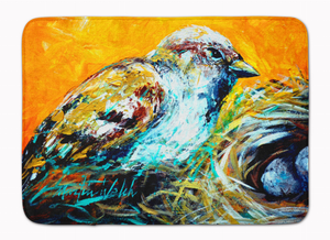 Bird Art Machine Washable Memory Foam Mat - 638508647269