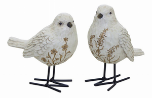 Bird (Set of 2) 5"H, 5.25"H Resin - 746427825207 Bird (Set of 2) 5"H, 5.25"H Resin - 746427825207