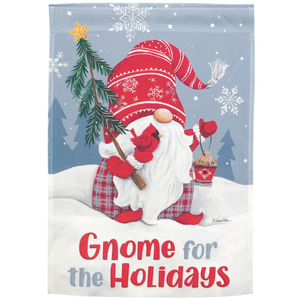 Gnome For The Holidays Print Flag - 603799439022 Gnome For The Holidays Print Flag - 603799439022