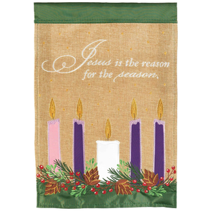 Jesus Is The Reason Flag Burlap Garden - 603799599504 Jesus Is The Reason Flag Burlap Garden - 603799599504