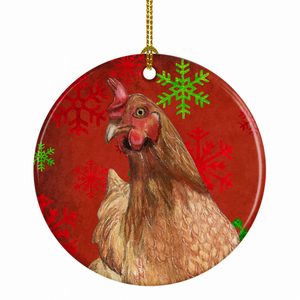 Animal on Christmas Snowflakes Ceramic Ornament - 615872852734 Animal on Christmas Snowflakes Ceramic Ornament - 615872852734