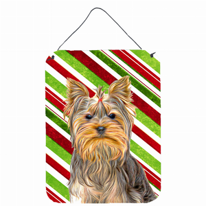 Candy Cane Holiday Christmas Design with Dog Wall or Door Hanging Prints - 615872849741 Candy Cane Holiday Christmas Design with Dog Wall or Door Hanging Prints - 615872849741