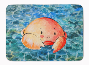 Sealife/Crab Themed Art Washable Memory Foam Mat - 638508646866
