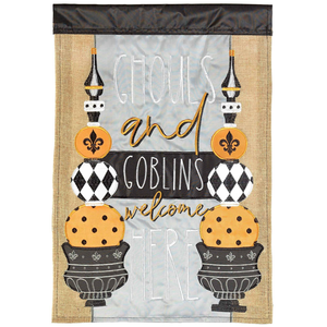 Ghouls And Goblins Welcome Fld Garden - 603799593656 Ghouls And Goblins Welcome Fld Garden - 603799593656
