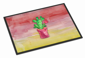 Cactus Watercolor Indoor or Outdoor Mat - 638508837776 Cactus Watercolor Indoor or Outdoor Mat - 638508837776