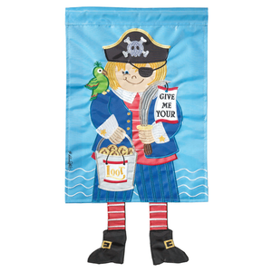 Garden Pirate Trick Or Treat Flag - 603799886444 Garden Pirate Trick Or Treat Flag - 603799886444