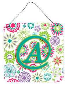 Flowers Initial Wall or Door Hanging Prints - 615872985838 Flowers Initial Wall or Door Hanging Prints - 615872985838