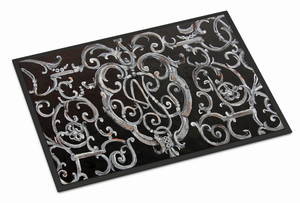 Ironwork Fence Indoor or Outdoor Mat - 638508073914 Ironwork Fence Indoor or Outdoor Mat - 638508073914