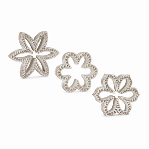 Flower Outline (Set of 3) 5.75"H, 6.5"H, 7"H Resin - 746427859646 Flower Outline (Set of 3) 5.75"H, 6.5"H, 7"H Resin - 746427859646