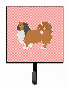 Checkerboard With Dog Art Leash or Key Holder - 638508531216 Checkerboard With Dog Art Leash or Key Holder - 638508531216