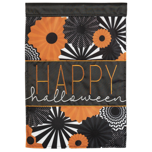 Happy Halloween Double Applique Plus Garden Flag - 603799433822 Happy Halloween Double Applique Plus Garden Flag - 603799433822