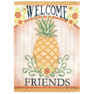 Flag Welcome Friends Pineapple - 603799783880 Flag Welcome Friends Pineapple - 603799783880