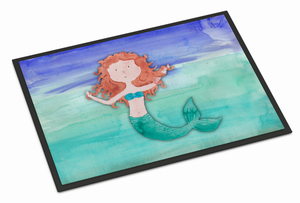Mermaid Watercolor Indoor or Outdoor Mat - 638508847690