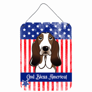 American Flag Design with Dog Wall or Door Hanging Prints - 638508213303