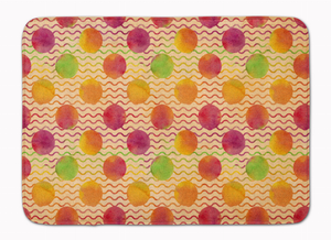 Watercolor Themed Art Machine Washable Memory Foam Mat - 638508888709