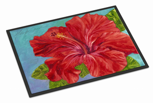 Red Hibiscus by Malenda Trick Mat - 638508159212