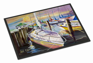 Sailboat Art by Jean McKee Mat - 615872941209