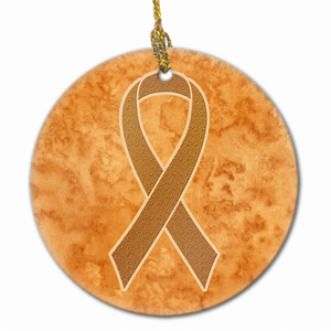 Cancer Awareness Ribbon Ornament - 615872856145