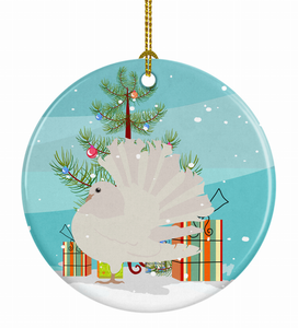 Doves & Pigeons Christmas Ceramic Ornament - 652259330614