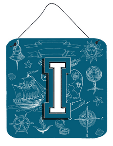 Sea Doodles Initial Alphabet Wall or Door Hanging Prints - 615872986699