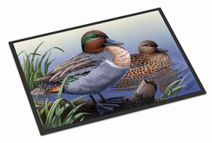 Green Teal Ducks in the Water Mat - 638508083425