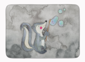 Animal Bathing Watercolor Machine Washable Memory Foam Mat - 638508842008