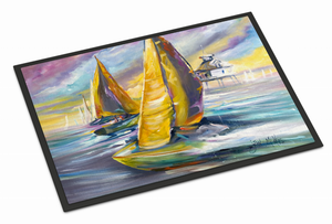 Sailboat Art by Jean McKee Mat - 615872940004
