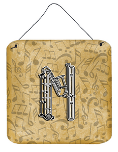 Musical Instrument Alphabet Wall or Door Hanging Prints - 615872984145