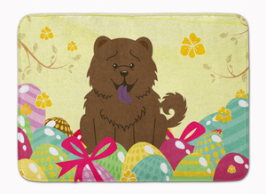 Easter Eggs Dog Art Machine Washable Memory Foam Mat - 638508785640