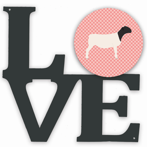 Animal Profile Artwork Metal LOVE Wall Decor - 194030202050