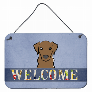 Welcome Design with Dog Wall or Door Hanging Prints - 638508000873