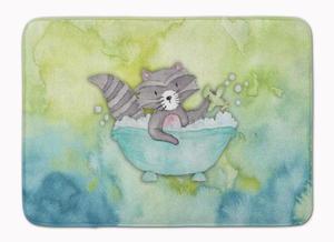 Animal Bathing Watercolor Machine Washable Memory Foam Mat - 638508841933