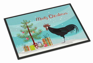 Chicken Art Christmas Indoor or Outdoor Mat - 652259117185
