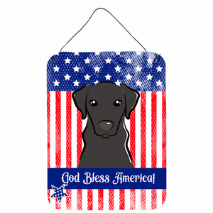 American Flag Design with Dog Wall or Door Hanging Prints - 638508213228