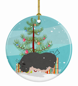 Pig Christmas Ceramic Ornament - 652259330522
