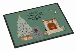 Dog Christmas Everyone Indoor or Outdoor Mat - 194030346952