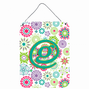 Flowers Initial Wall or Door Hanging Prints - 638508029751