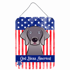 American Flag Design with Dog Wall or Door Hanging Prints - 638508213181