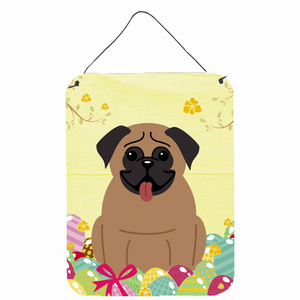 Easter Eggs Design with Dog Wall or Door Hanging Prints - 638508756084