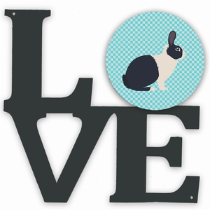 Animal Profile Artwork Metal LOVE Wall Decor - 194030203590