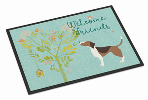 Welcome Friends Dog Art Indoor or Outdoor Mat - 638508895769