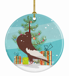 Doves & Pigeons Christmas Ceramic Ornament - 652259330652