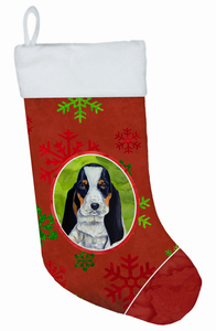 Dog and Christmas Snowflakes Christmas Stocking - 705332017206
