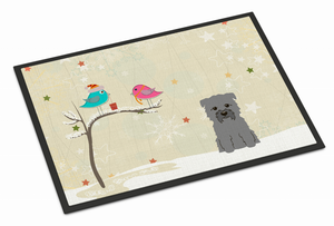 Christmas Presents Between Friends Dog Art Indoor or Outdoor Mat - 638508411501