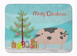 Pig Christmas Machine Washable Memory Foam Mat - 652259132096